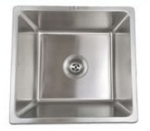 【麗室衛浴】正方不銹鋼洗水槽 C-097 433*423*195mm