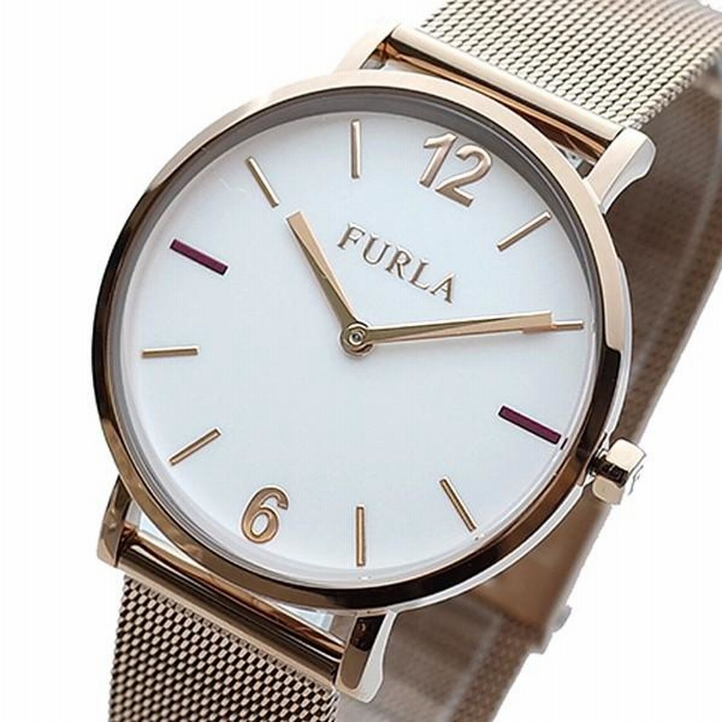 FURLA フルラ 腕時計 レディース R4253108514 GIADA クォーツ ホワイト ローズゴールド 通販  LINEポイント最大0.5%GET LINEショッピング