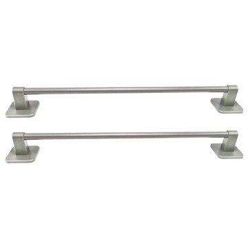 拍平方 太空鋁 貼片掛桿 單桿 50公分 收納  2個  槍灰色