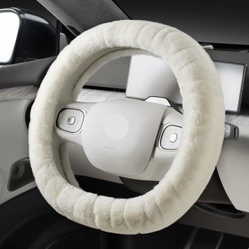 保暖冬季長毛水貂絨汽車方向盤套適用于蔚來ET5 ET7 ES6 EC6 ES8
