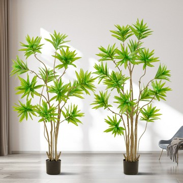 ?快速出貨? 公司貨 新款仿真植物百合竹盆栽大型落地仿真樹家居室內裝飾百合竹