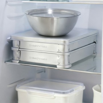 急速冷凍鋁製多用途可層疊水餃盒2件組(1盒&1蓋) 單一規格