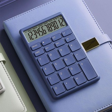 簡約高顏值計算器財務會計辦公室桌面小型計算機多功能學生用便攜