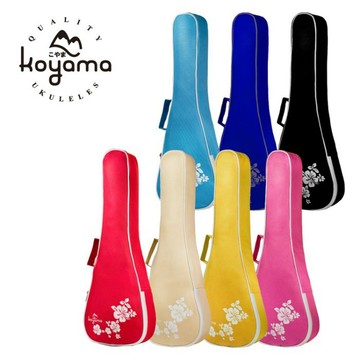 【三木樂器】 KOYAMA 21吋 烏克麗麗袋 烏克麗麗琴袋 扶桑花 肩背 手提 防潑水 琴袋 烏克麗麗袋子 烏克麗麗