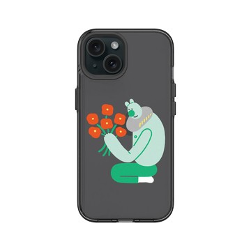 iPhone 15 Clear 酷墨灰 - 包大山 Baozi - 小小心意