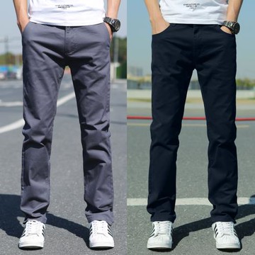 男褲2025年秋冬季款休閑長褲男直筒寬松百搭上班工裝潮流大碼褲子