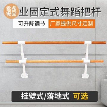 舞蹈桿 舞蹈把桿 壓腿桿 單雙層升降落地固定舞蹈把桿壓腿桿練功桿舞蹈房學校健身器材扶手