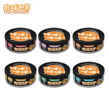 肉球世界 歪嘴貓主食罐 貓罐頭 80g