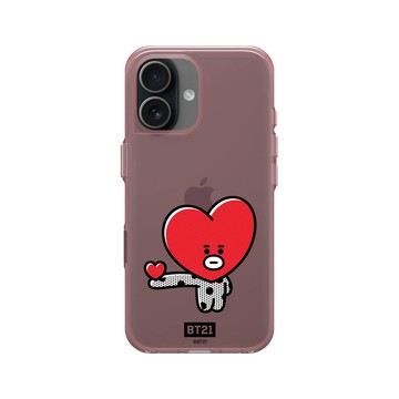 iPhone 17 Clear (相機按鈕) 晶醺玫 - BT21 - TATA for You