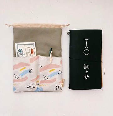 粉彩流星收納袋(tn/hobo/MD/日記/筆記本/手帳)