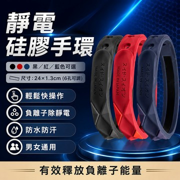 台灣現貨🌞手環 時尚運動抗疲勞能量手環 助睡眠手環 防靜電手環 調節人體平衡手環 負離子手環 環保矽膠手環 鈦