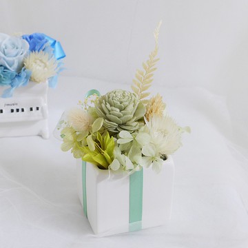 香氛花盆花 森林綠 結婚捧花畢業謝師禮物生日畢業禮物七夕情人節