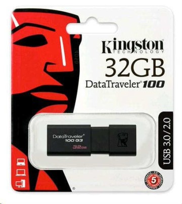 金士頓 台灣貨 隨身碟 DT100 32G G3 32G USB3.2 隨身碟 (DT100G3/32G)
