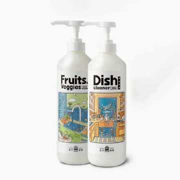 海洋部隊 Oceanforce 廚房清潔組｛蔬果＋餐具清潔｝