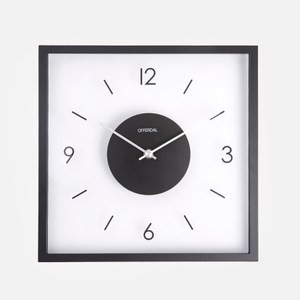 日本INTERFORM Laturi壁鐘28cm 黑