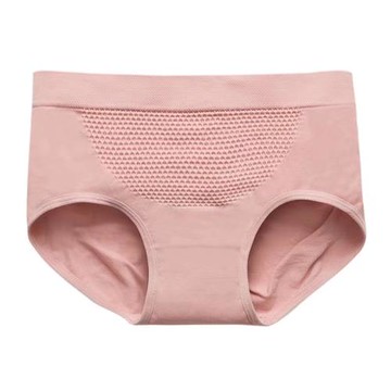 夏季薄款女士內褲抗菌純棉襠無痕中腰少女生大碼短褲頭透氣三角褲