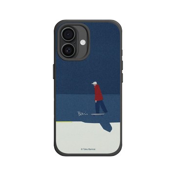iPhone 16 SolidX 黑 - Taku Bannai 坂内拓 - Blue shadow｜藍影滑板少年