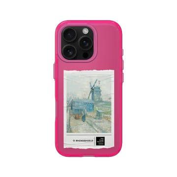 iPhone 16 Pro JellyTint 粉漾桃 - Van Gogh Museum - 蒙馬特：風車和耕田
