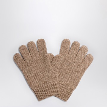 Beige cashmere Birk gloves