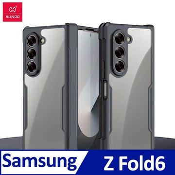 XUNDD 甲蟲系列 SAMSUNG Galaxy Z Fold6 防摔保護軟殼 炫酷黑