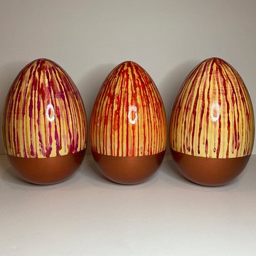 雕塑煙火，滴銅，蛋形形式，家居室內裝飾