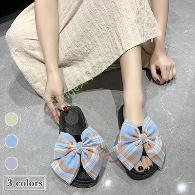サンダル レディース スリッパ 厚底 蝶結び ビーサン サマーサンダル 夏スリッパ 蝶結びサンダル 可愛い サマーシューズ 厚底サンダル レトロ 通販 Lineポイント最大get Lineショッピング