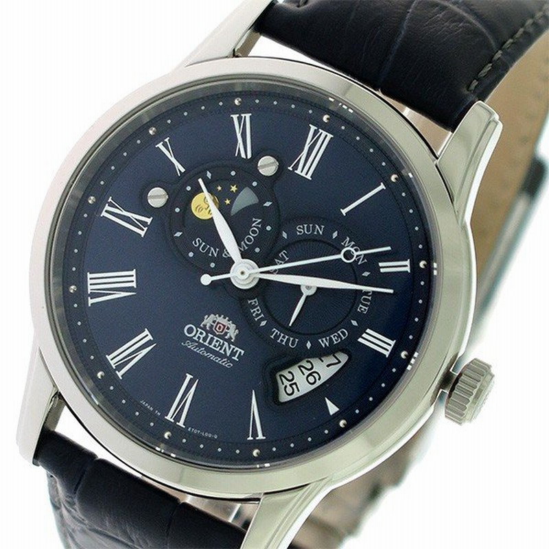 オリエント ORIENT サンムーン SunMoon 自動巻き メンズ 腕時計 時計 SET0T004D0 ネイビー/ネイビー 代引不可 通販 LINEポイント最大0.5%GET | LINEショッピング オリエント ORIENT サンムーン SunMoon 自動巻き メンズ 腕時計 時計 SET0T004D0 ネイビー/ネイビー 代引不可 通販 LINEポイント最大0.5%GET | LINEショッピング