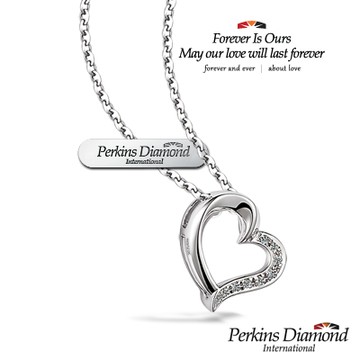 PERKINS 伯金仕 - 心形系列 鑽石項鍊