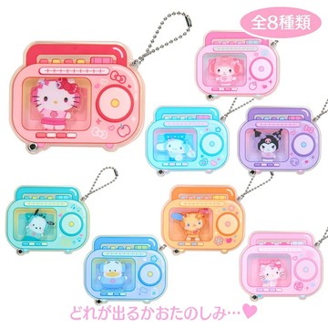 Sanrio 三麗鷗 推し活 造型壓克力吊飾 拼裝壓克力吊飾 復古音響 (隨機出貨) 115878