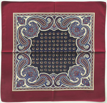 Polo Ralph Lauren 復古頭巾圖案 佩斯利 21 x 20.5 英吋