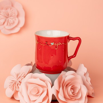 聖誕雪花飄❄️任兩款↘75折 | 一心一意馬克杯 / 中國紅描金 420ml