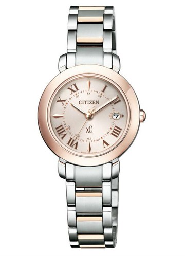 CITIZEN 星辰 ES9445-57W XC系列 Eco-Drive 限量/光動能電波對時腕錶 / 櫻花粉紅面 27mm｜樂天全館特惠中★指定刷卡回饋10%