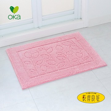 日本OKA 乾度良好 FINE 銀離子抗菌防臭浴室地墊-45x60cm-多色可選
