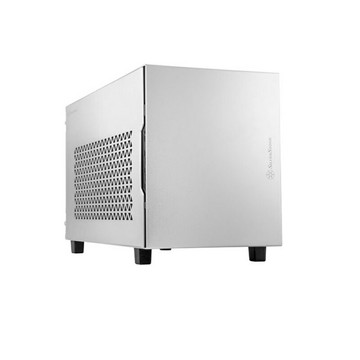 【享最高折300】SilverStone 銀欣 SUGO 鋁製/ITX方形小機殼/黑SST-SG15B/銀SST-SG15S