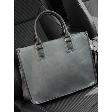 新款灰色商務公文包手提包 潮牌男包單肩包斜挎包時尚背包電腦包