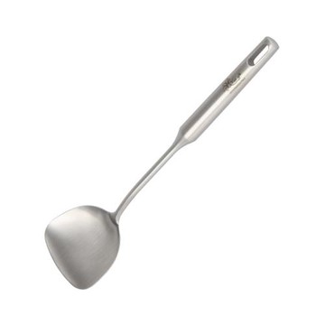 出口德國304不銹鋼鍋鏟加厚防燙炒菜鏟一體成型鏟子漏勺湯勺