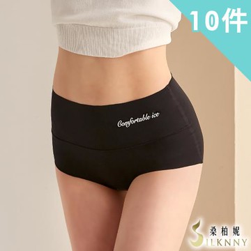 ★回購熱賣★【silknny 桑柏妮】10件組 ☆ 日本石墨烯高腰女內褲/蕾絲內褲/無痕內褲/女內著 (隨機)