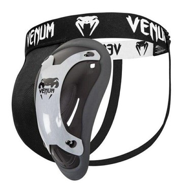 【VENUM旗艦店】VENUM 競爭者 護襠  黑銀 散打 自由 搏擊 泰拳 綜合格鬥 MMA UFC topking
