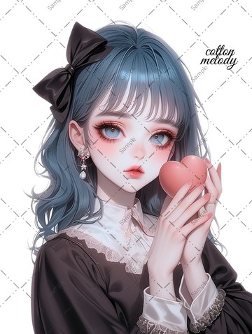 original sticker no.1231 人物貼紙 原創貼紙 人物貼紙 女孩貼紙 原創人物貼紙