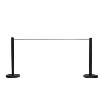 多功能欄柱系列 藝廊展示型 繩龍柱 細短桿 黑/銀灰 / 支 RF-R26BK/RF-R26GS