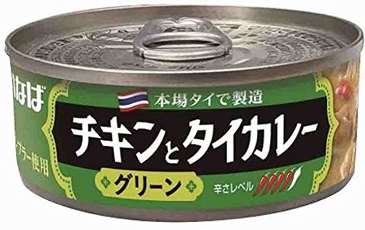 いなば チキンとタイカレーグリーン 115G24個 カン