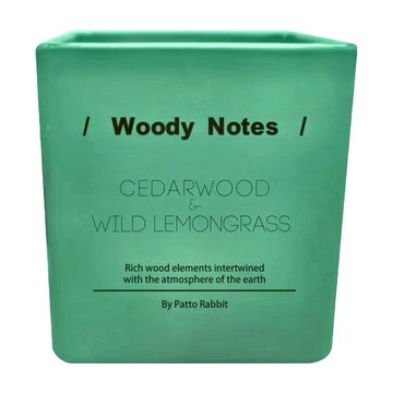 百特兔寶 樸石香氛蠟燭-檸檬香茅與雪松 1入 清新香氣瀰漫 營造舒適放鬆的居家氛圍  200g