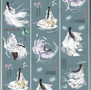 白衣勝雪 PET 紙膠帶