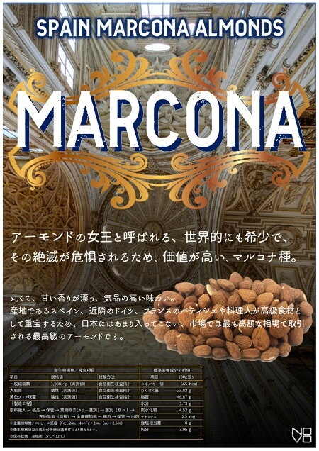 アーモンド 100g スペイン マルコナ アーモンド 大山珈琲