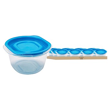 cimelax Cook Bop 可微波保鮮盒 30個 輕量化設計 蒸氣孔設計 密封效果佳  顏色隨機 275ml