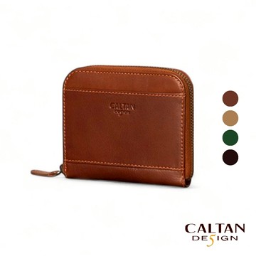 【CALTAN】真皮/零錢包 | 拱形拉鍊零錢包-075220_四色