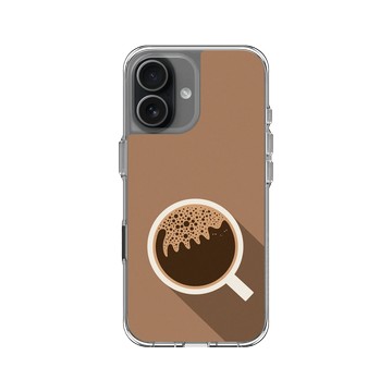 iPhone 17 Clear Case（相機按鈕） 透明 - ilovedoodle (Lim Heng Swee) - Coffee Cat: 午后貓時光