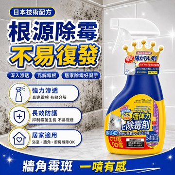 日本專研✨牆體除霉劑 除黴噴霧 根源除霉 不傷材質 黴斑清潔劑 除黴慕斯 墻面除霉 除黴菌清潔劑 除黴劑