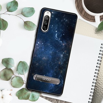 Sony Xperia 10 IV 減震立架手機殼-星空