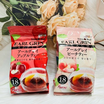 日本 國太樓 EARL GREY 伯爵紅茶 茶包 三角茶包 蘋果風味/水蜜桃風味/柑橘風味 多款供選｜全店$299 全家取貨免運